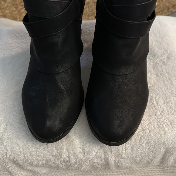 Womens black booties size 9 - Picture 6 of 9